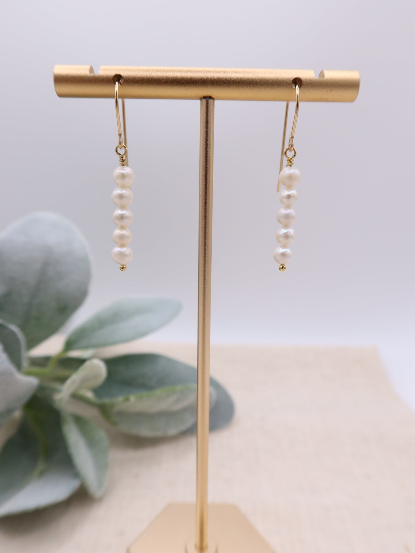 Moonlit Pearl Earrings | 14k Gold-filled & Freshwater Pearls