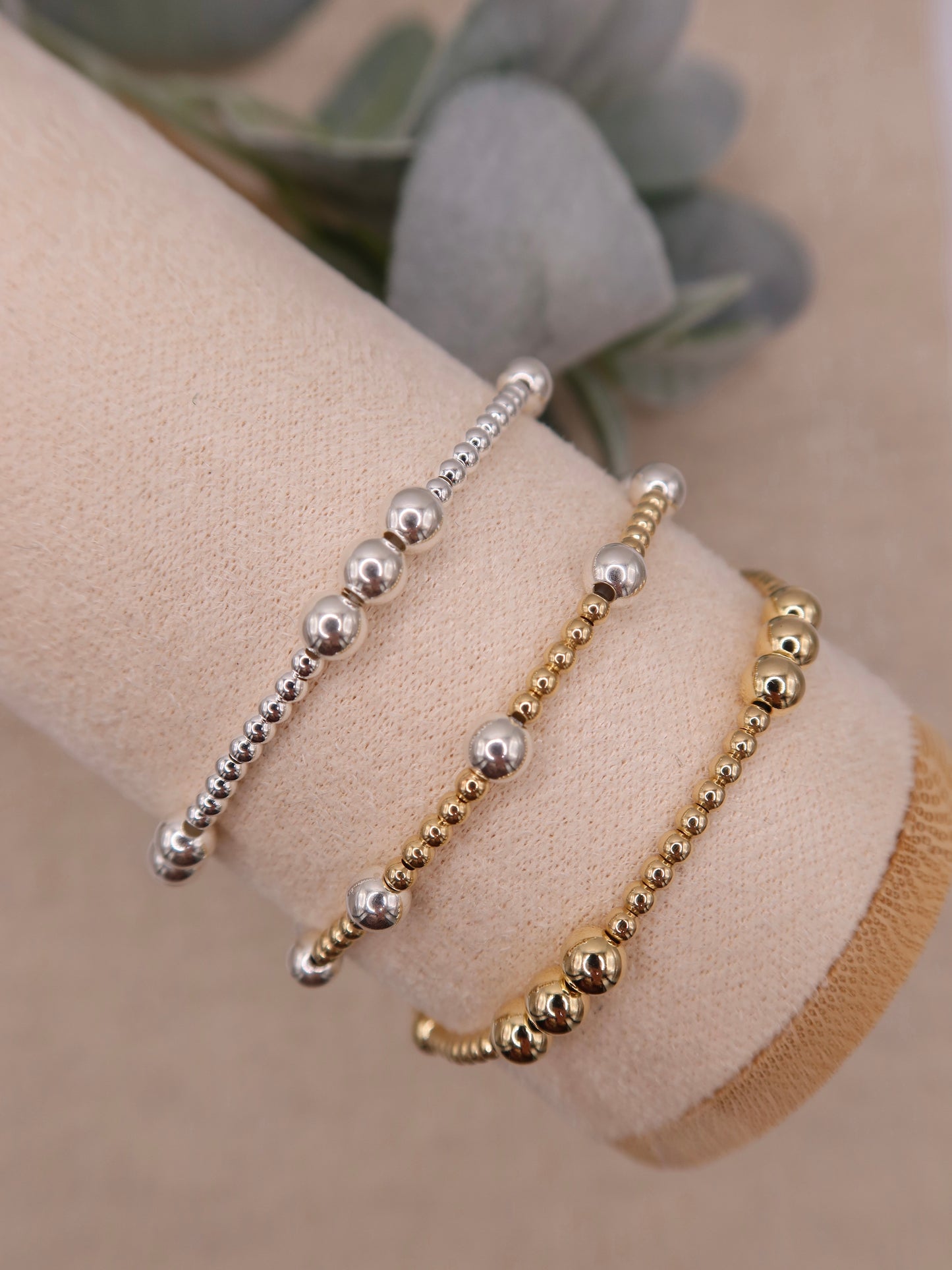 Mixed Metals Trio | Sterling Silver | 14k Gold-filled
