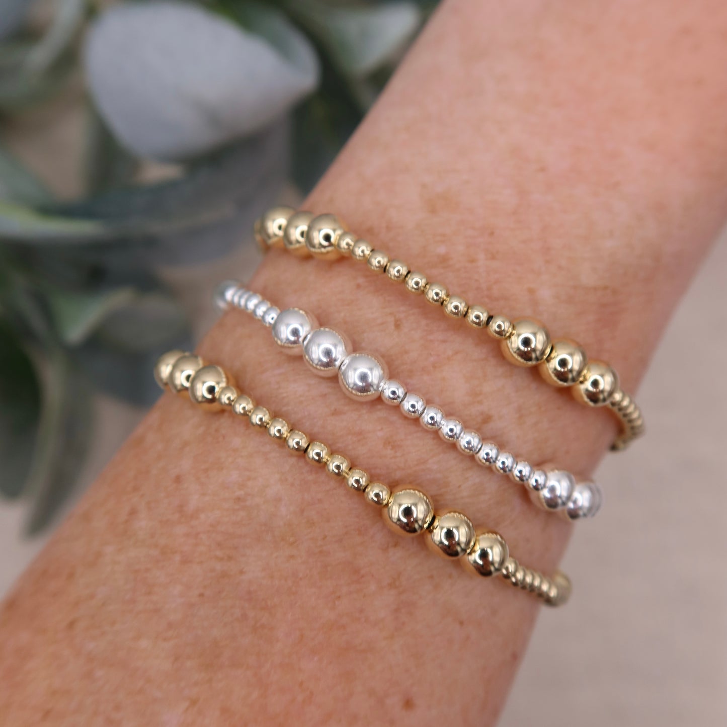 Metal Luxe Bracelet | Sterling Silver | 14k Gold-filled