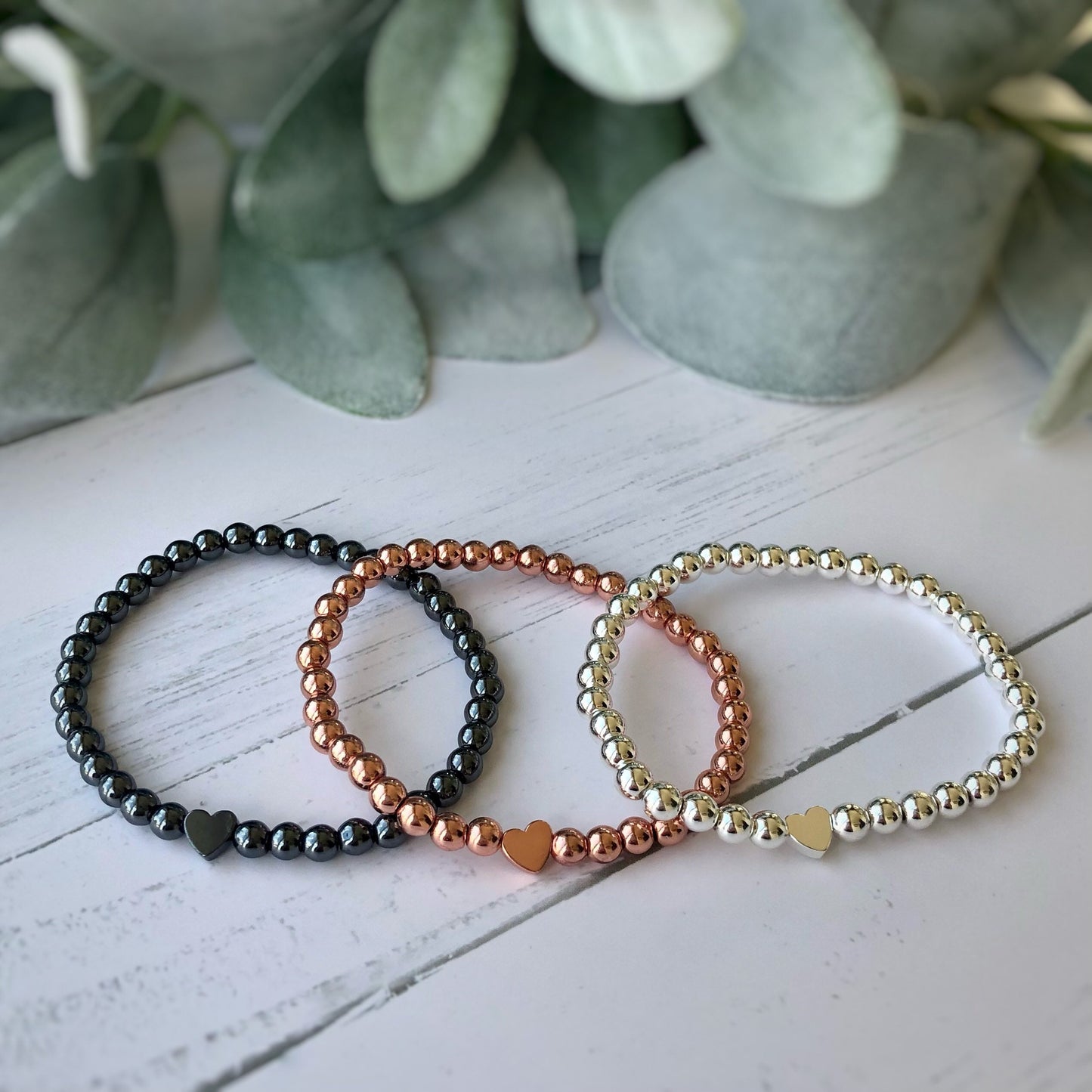 Hematite Bracelet & Trio