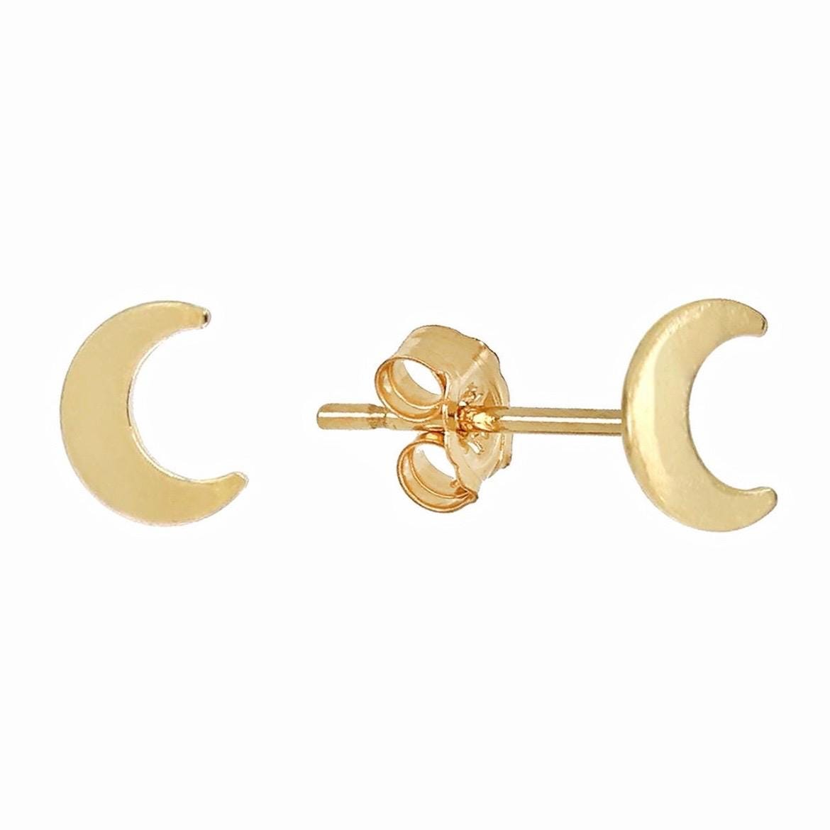 Crescent Moon Earrings | 14k Gold-filled