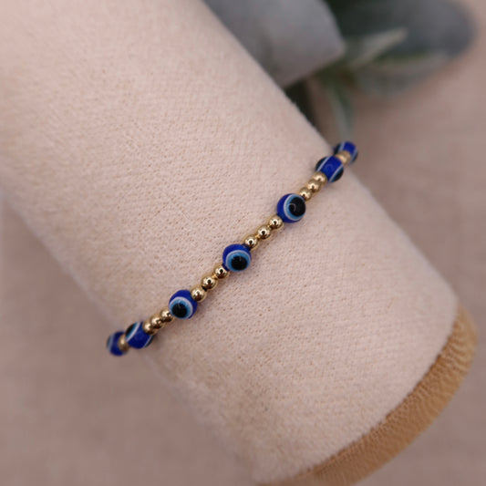 Evil Eye Bracelet | 14k Gold-filled