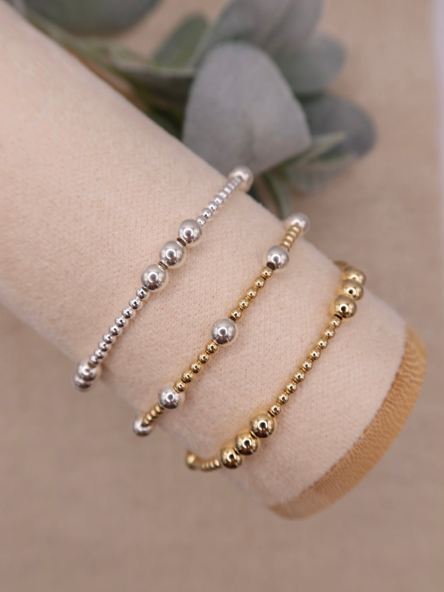Mixed Metals Trio | Sterling Silver | 14k Gold-filled