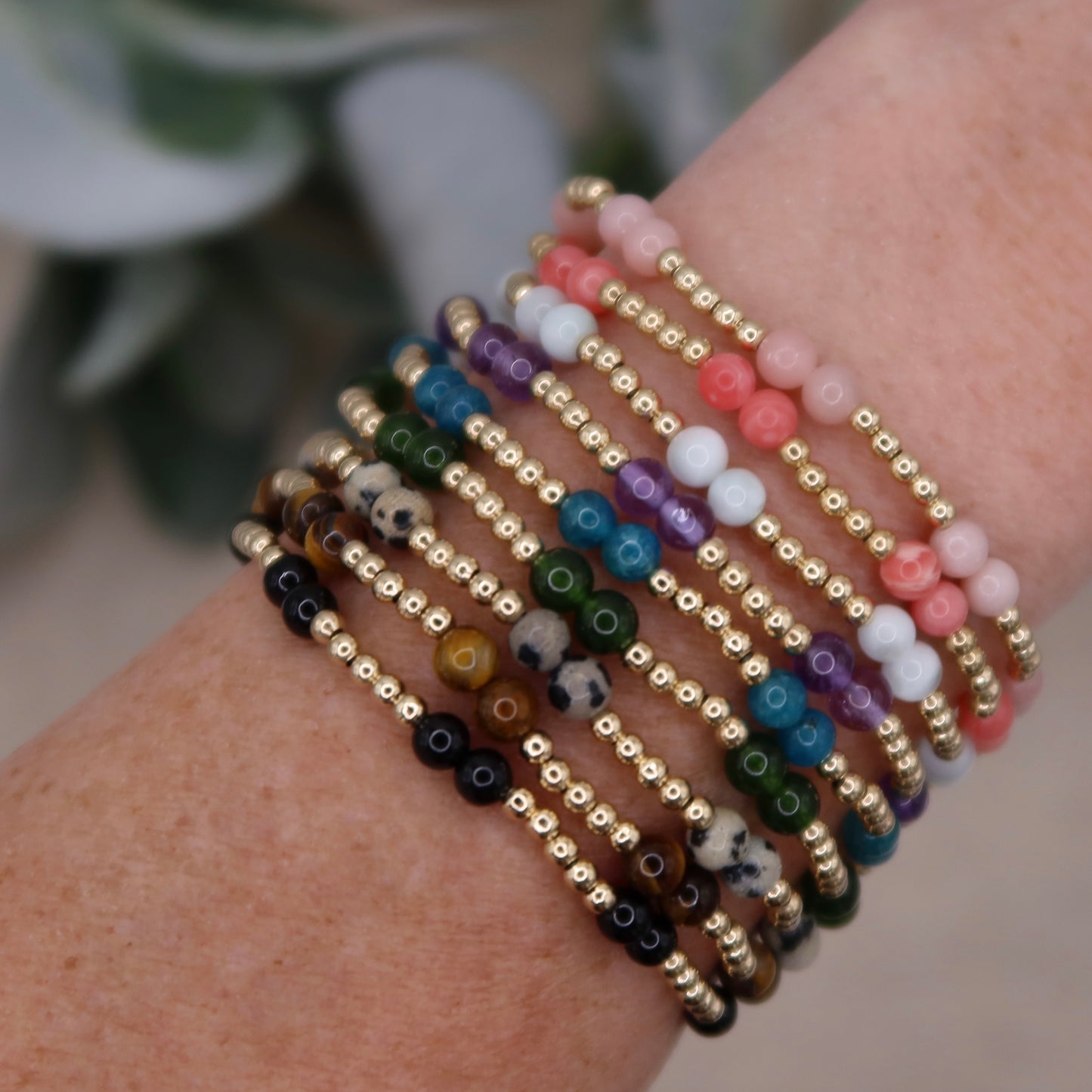 Candy Luxe Bracelet | Gemstone & 14k Gold-filled
