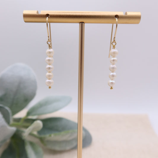 Moonlit Pearl Earrings | 14k Gold-filled & Freshwater Pearls