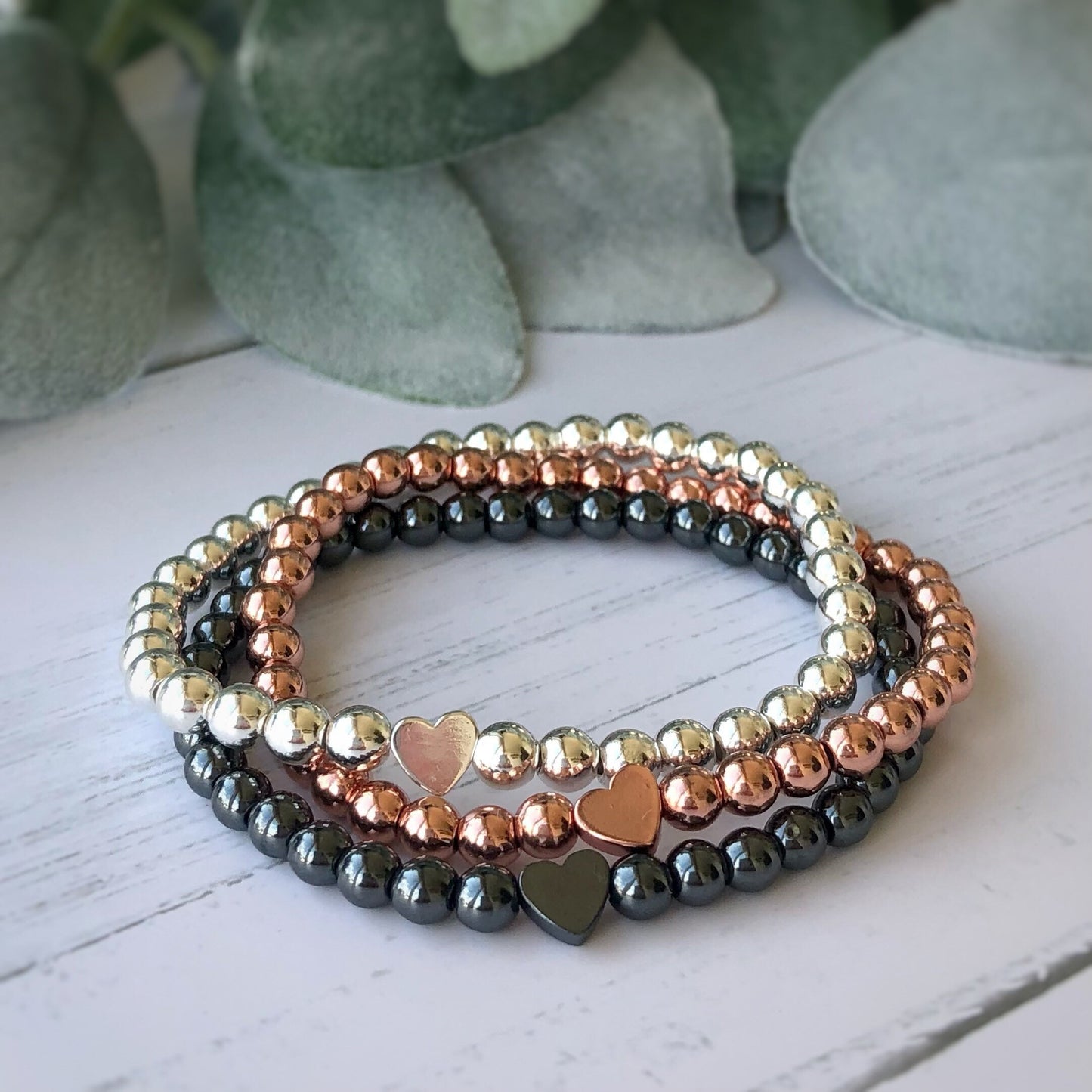 Hematite Bracelet & Trio