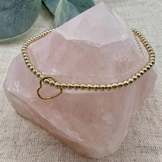 Open-Heart Bracelet | 14k Gold-filled