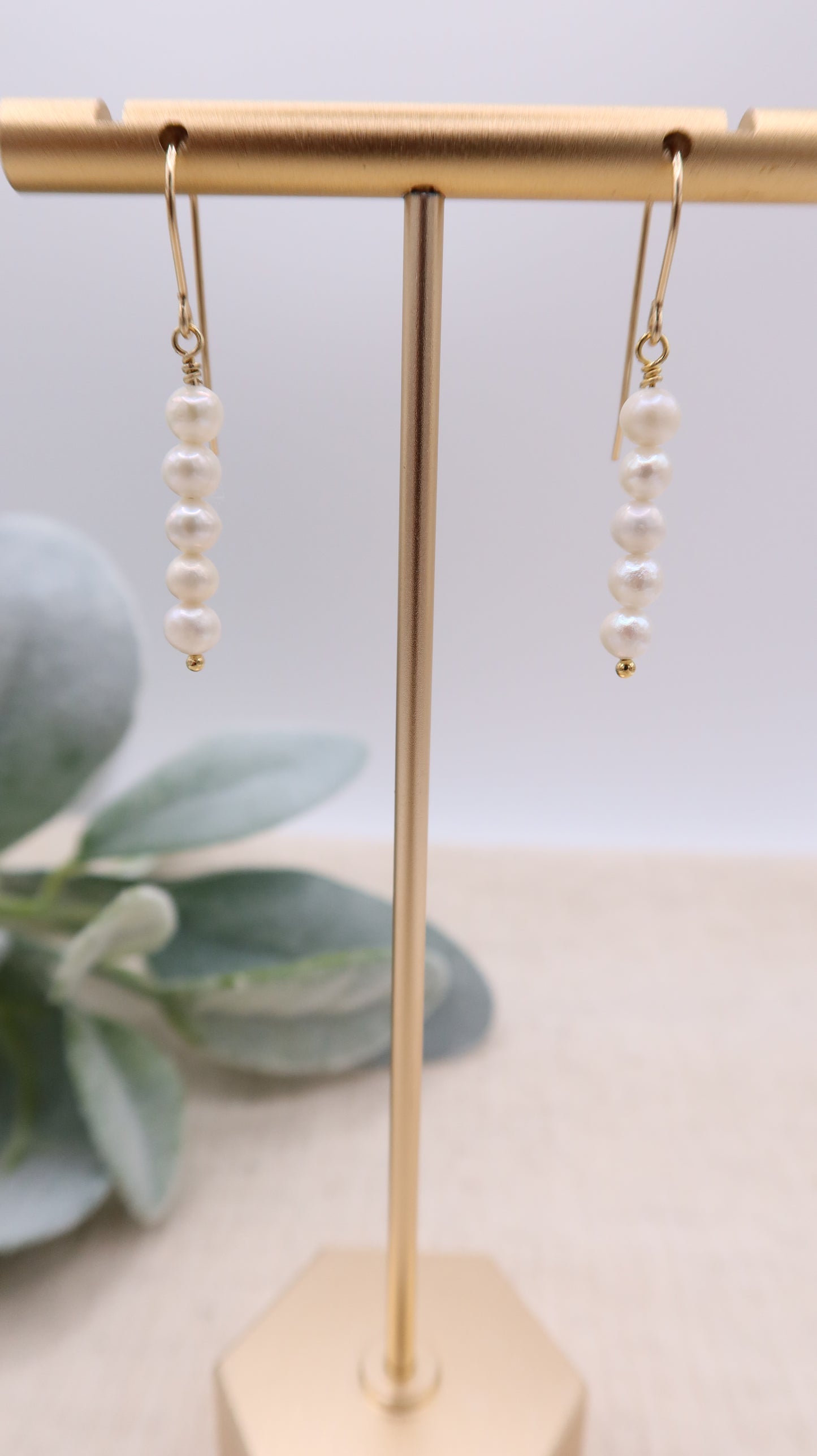 Moonlit Pearl Earrings | 14k Gold-filled & Freshwater Pearls