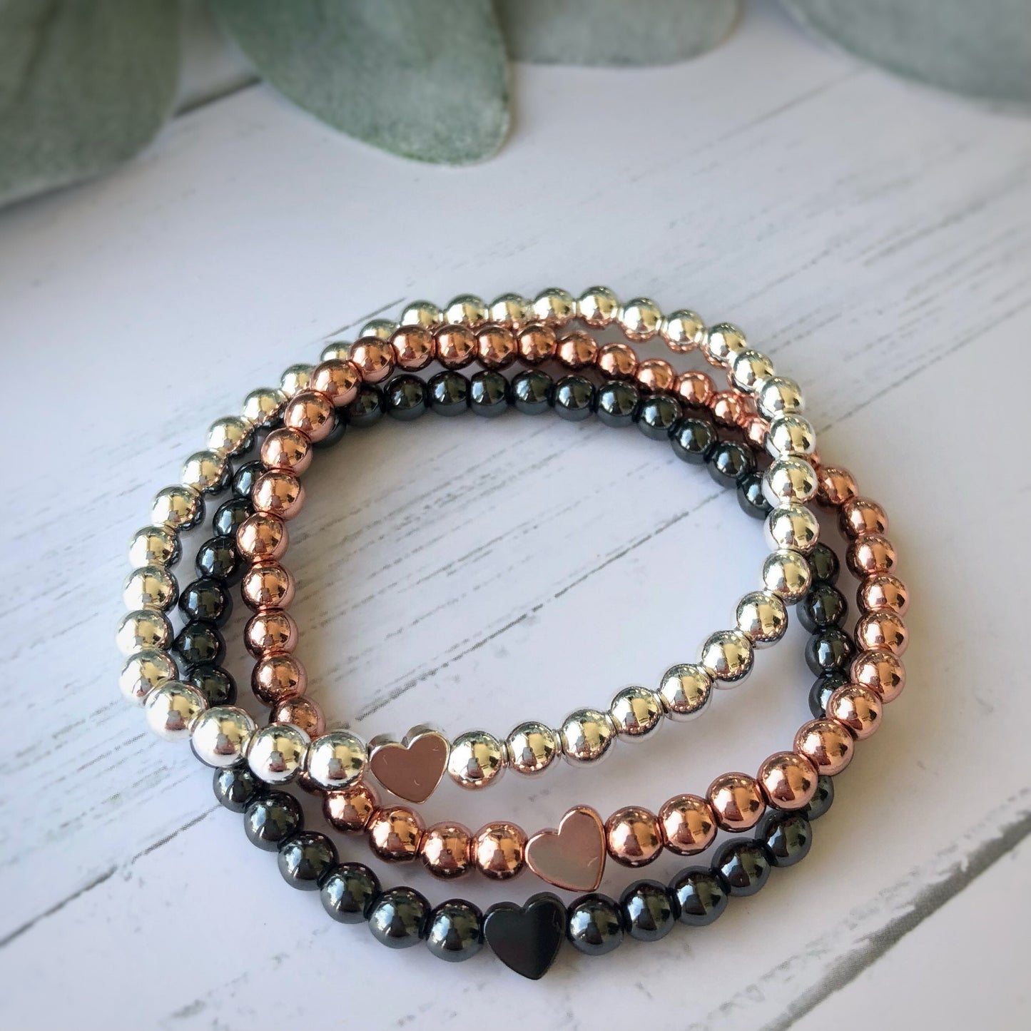 Hematite Bracelet & Trio