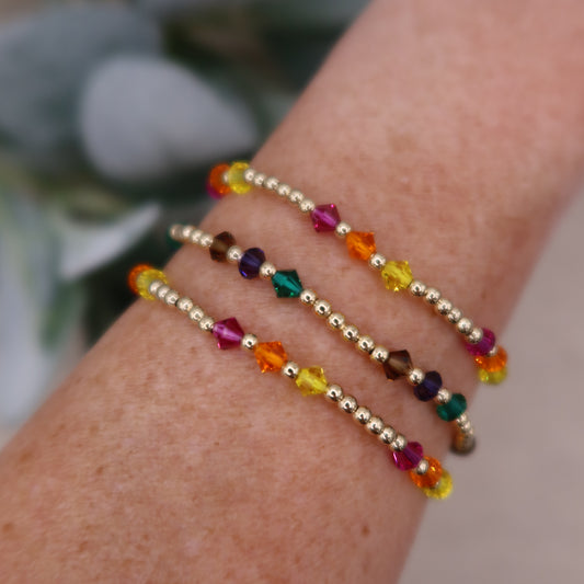 Autumn Luxe Bracelet | Preciosa Crystals & 14k Gold-filled