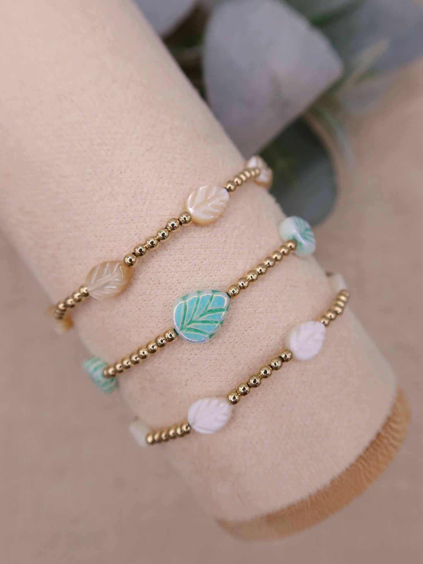 Autumn Leaves Trio | 14k Gold-filled