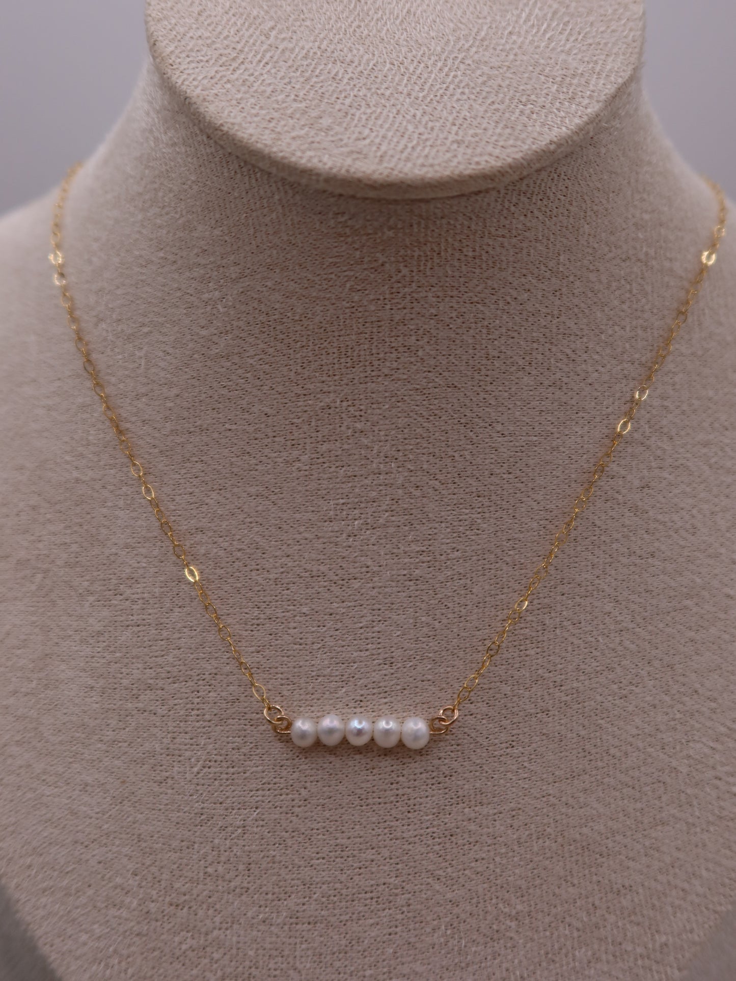 Moonlit Pearl Necklace | 14k Gold-filled & Freshwater Pearls