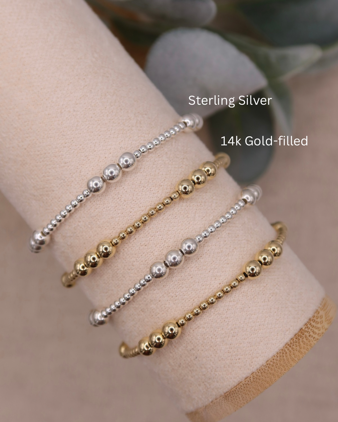 Metal Luxe Bracelet | Sterling Silver | 14k Gold-filled