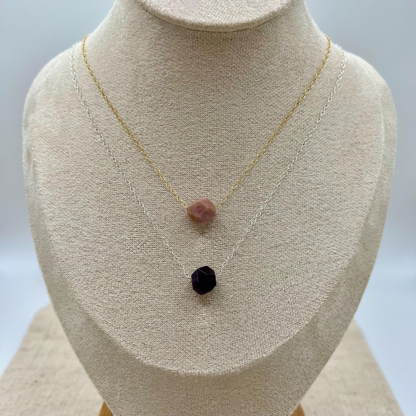 The Star Necklace | Gemstone | 14k Gold-filled & Sterling Silver